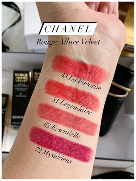 chanel lipstick rouge allure velvet 61|Chanel lipstick colour chart.